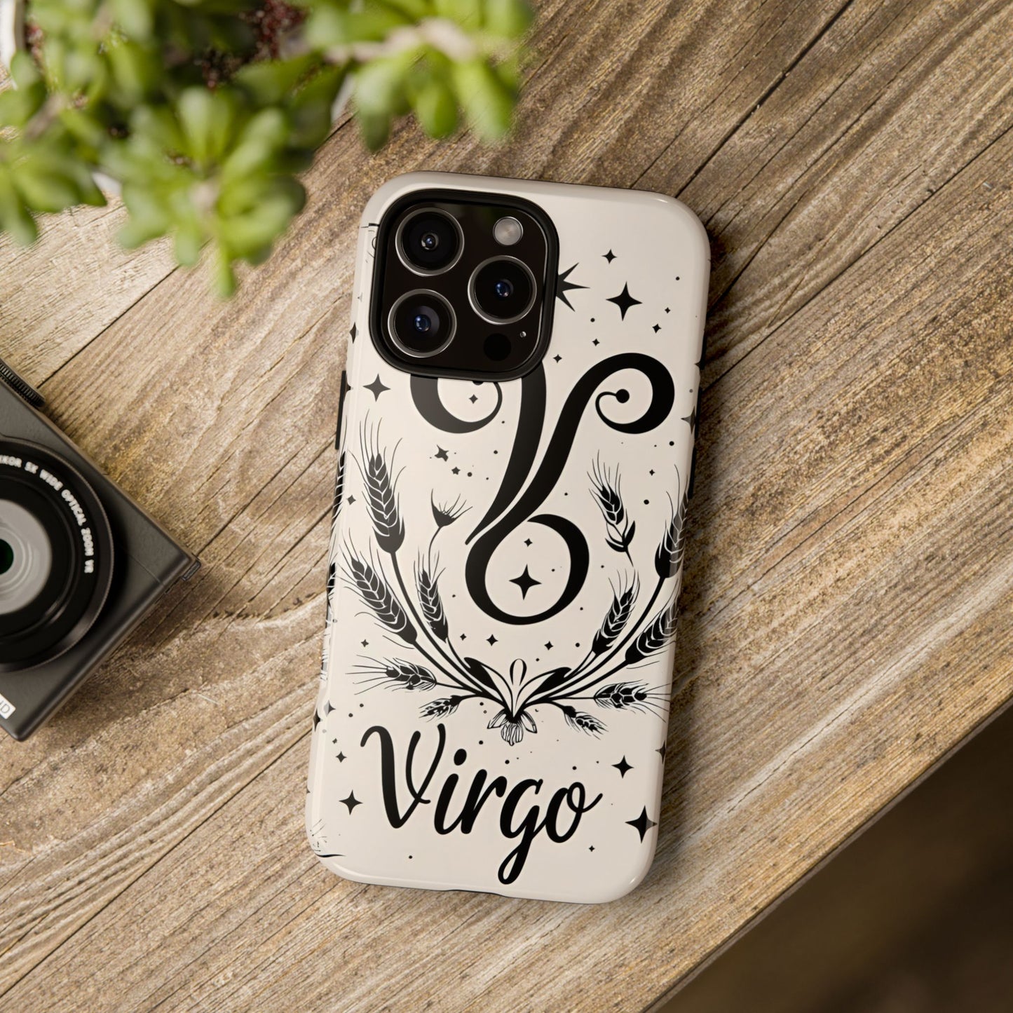 Virgo Zodiac Tough Phone Case, Astrology, Celestial Star Sign Cover, Compatible with iPhone, Galaxy, Pixel