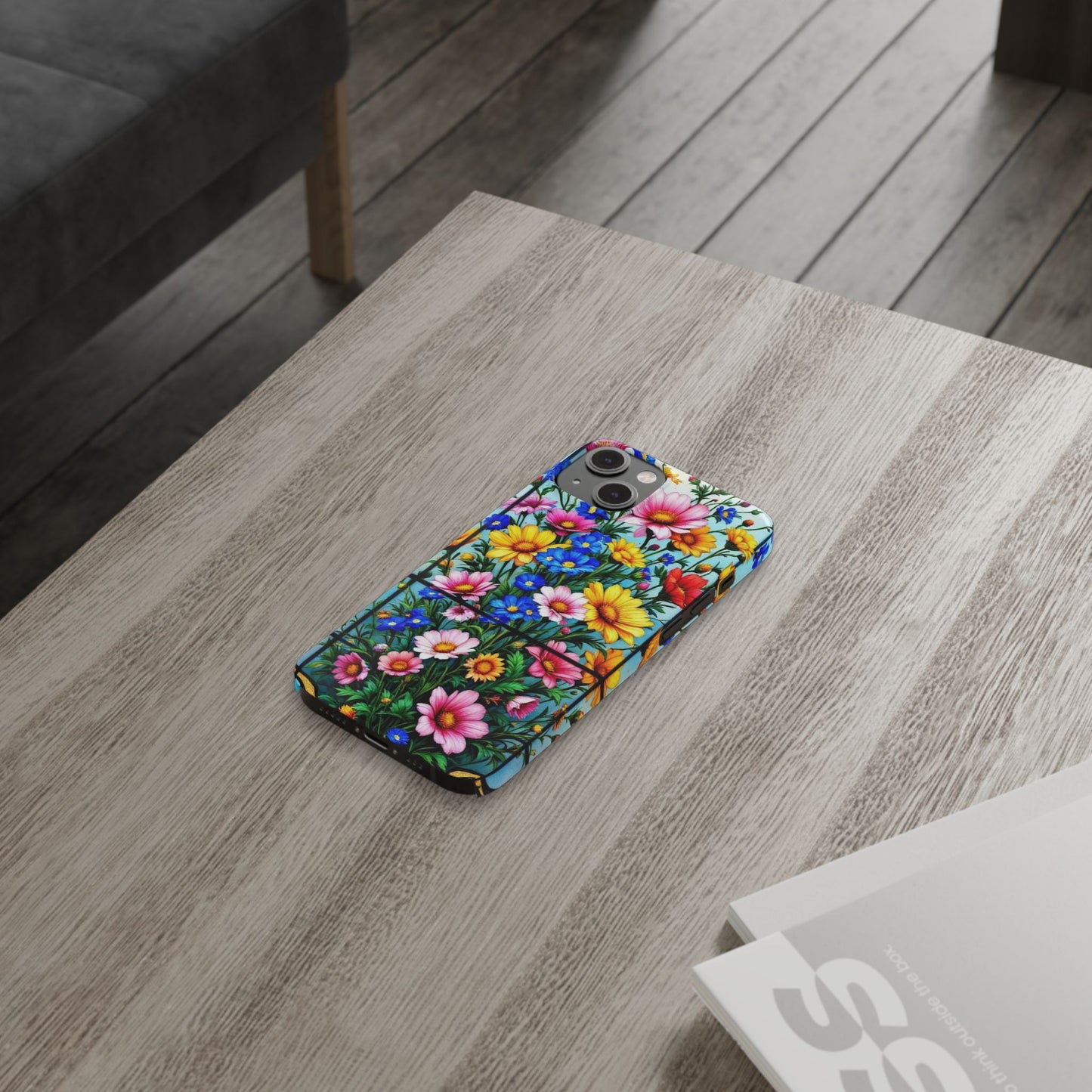 Vibrant Floral Slim Phone Cases | Cute Phone Cover Gifts for Nature Lovers, Spring Decor, Birthday or Holiday Gifts, Flower Design