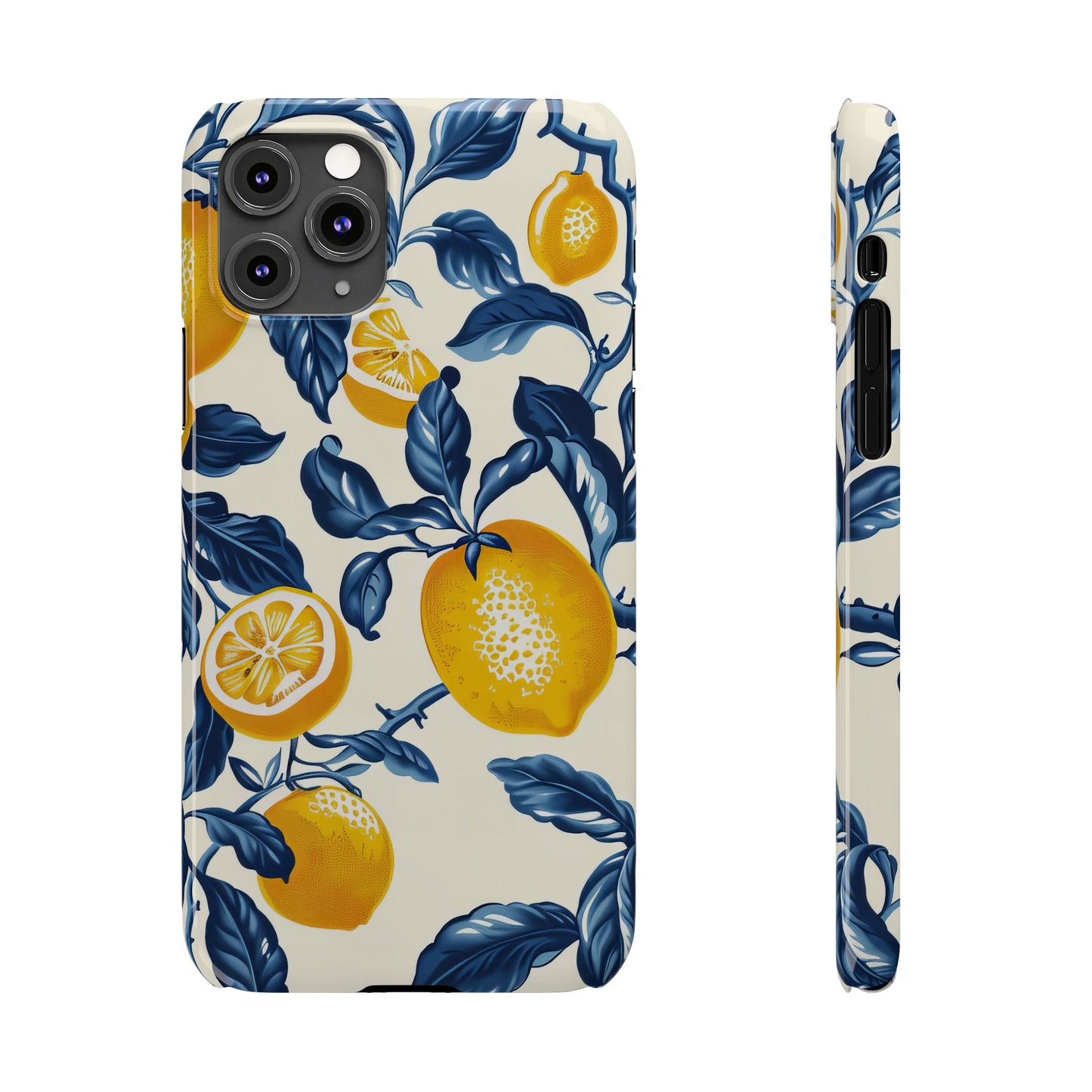 Lemon Floral Slim Phone Cases - Stylish Citrus Designs for Summer, Perfect Gift for Friends, Beach Vibes, Trendy Phone Accessories, [...]