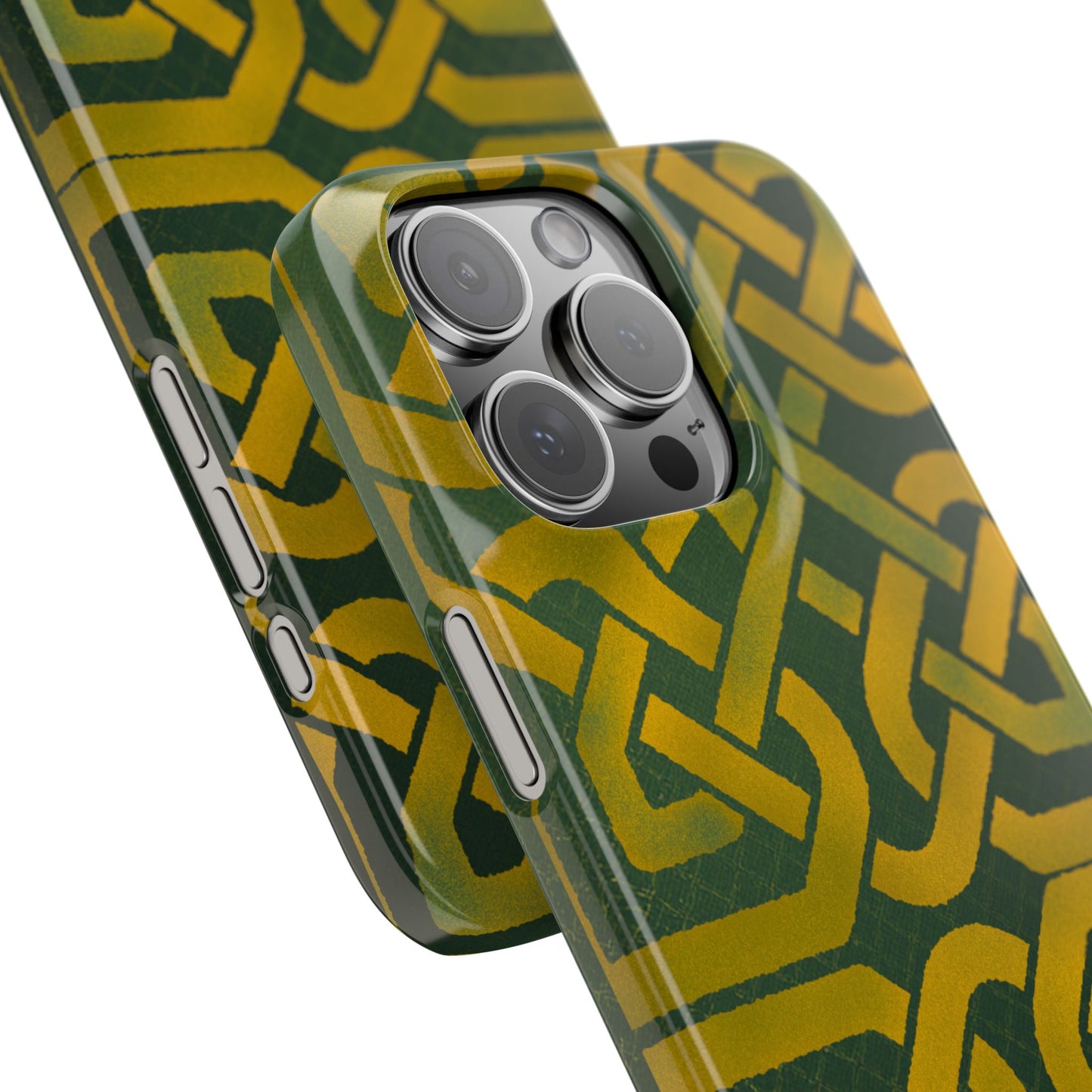 Celtic Knot Slim Phone Case, Irish Heritage Pattern Phone Cover, Celtic Art Design, Irish Culture Gift Compatible with iPhone