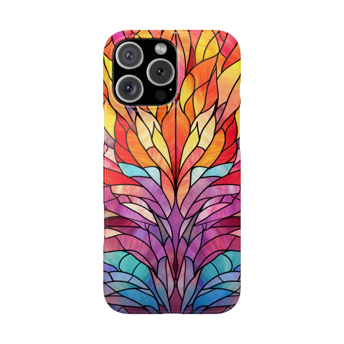 Vibrant Floral Slim Phone Cases, Colorful Smartphone Cover, Artistic Phone Skin, Unique Gift for Her, Nature-Inspired Accessory