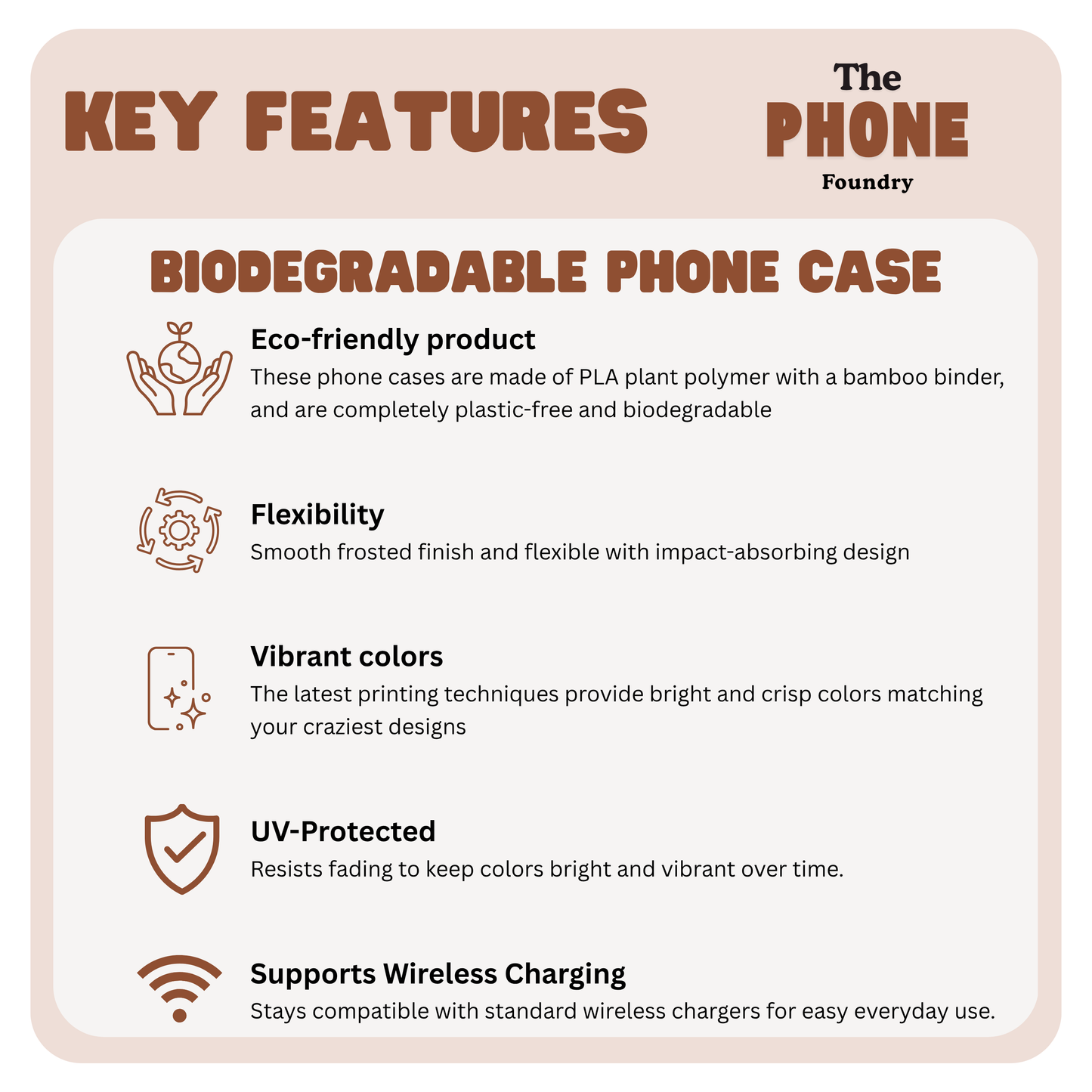 Alice in Wonderland Biodegradable Phone Case, Tea Kettle and Cups Phone Cover Compatible with iPhone, Galaxy