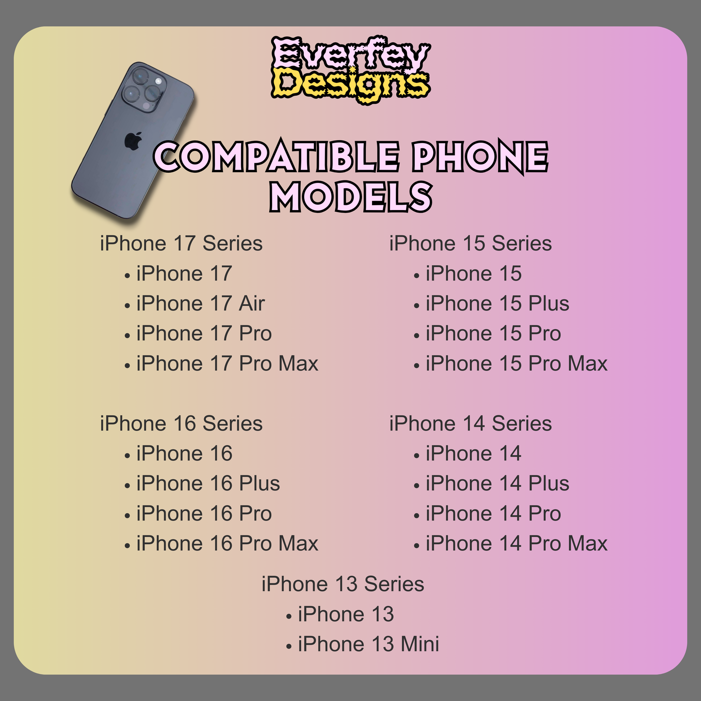 Alice in Wonderland Magnetic Phone Case, Tea and Cards Phone Cover, Compatible with iPhone 17, 16, 15, 14, 13