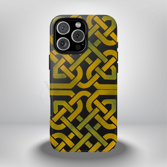 Celtic Knot Tough Phone Case, Irish Heritage Pattern Phone Cover, Celtic Art Design, Irish Culture Gift for iPhone Galaxy Google
