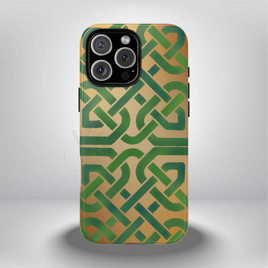 Celtic Knot Tough Phone Case, Irish Heritage Pattern Phone Cover, Celtic Art Design, Irish Culture Gift for iPhone Galaxy Google