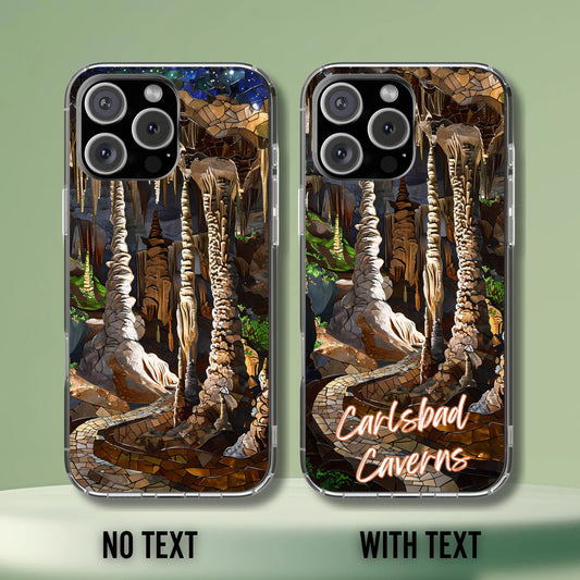 Carlsbad Caverns Tough Case Cave Formation Phone Cover New Mexico National Park Art Compatible with iPhone, Galaxy and Google