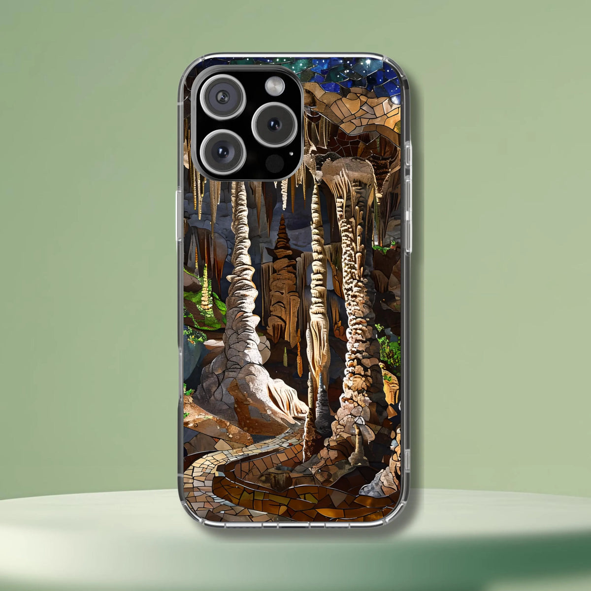 Carlsbad Caverns Tough Case Cave Formation Phone Cover New Mexico National Park Art Compatible with iPhone, Galaxy and Google