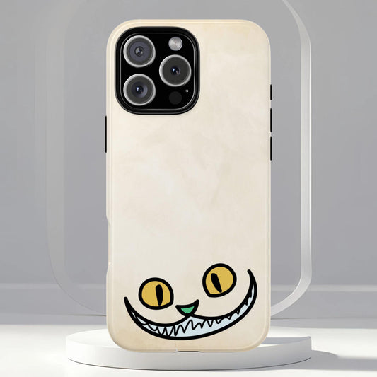 Alice in Wonderland Magnetic Phone Case, Cheshire Cat Phone Cover Compatible with iPhone 17, 16, 15, 14, 13