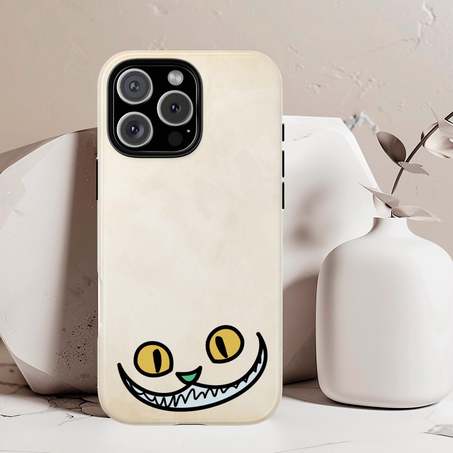 Alice in Wonderland Magnetic Phone Case, Cheshire Cat Phone Cover Compatible with iPhone 17, 16, 15, 14, 13