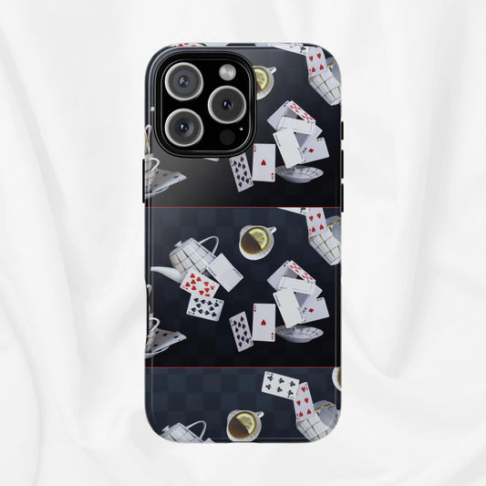 Alice in Wonderland Magnetic Phone Case, Mad Hatter Tea Party Phone Cover, Compatible with iPhone 17, 16, 15, 14, 13