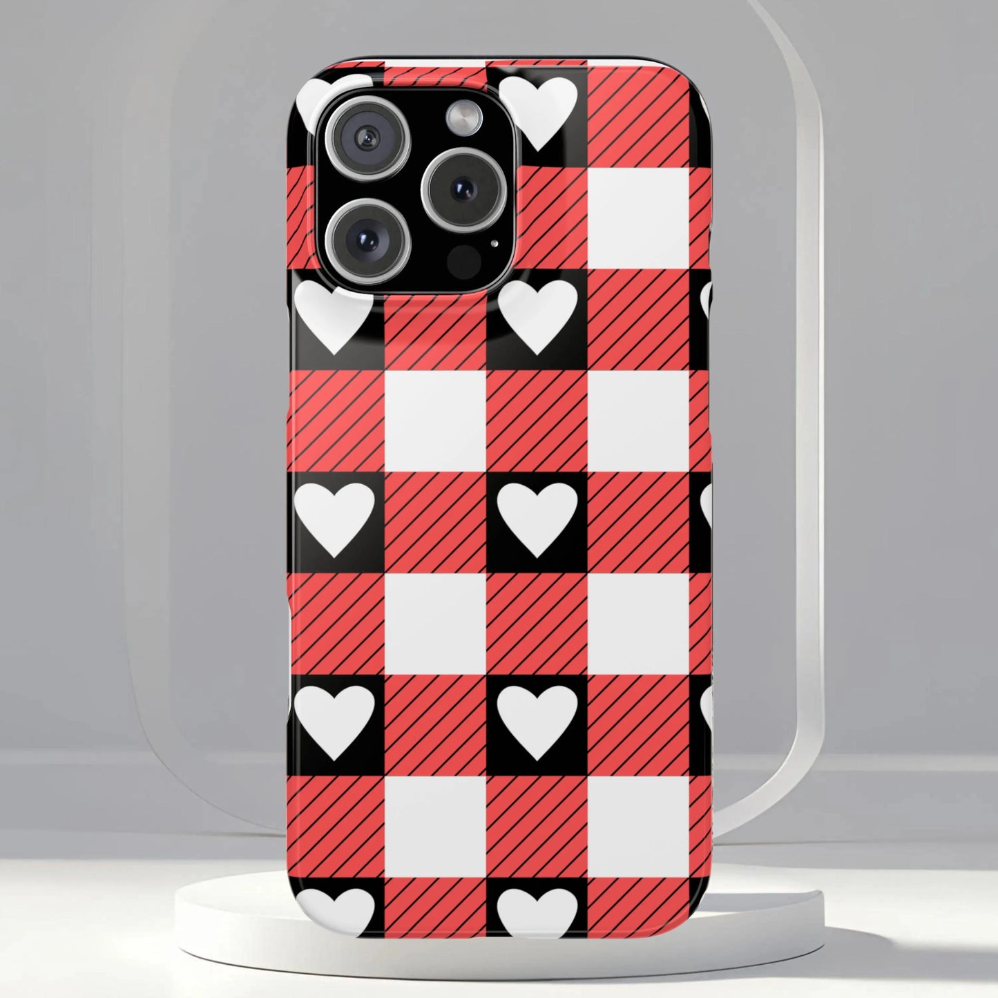 Alice in Wonderland Slim Phone Case, Queen of Hearts Phone Cover, Compatible with iPhone 17, 16, 15, 14, 13