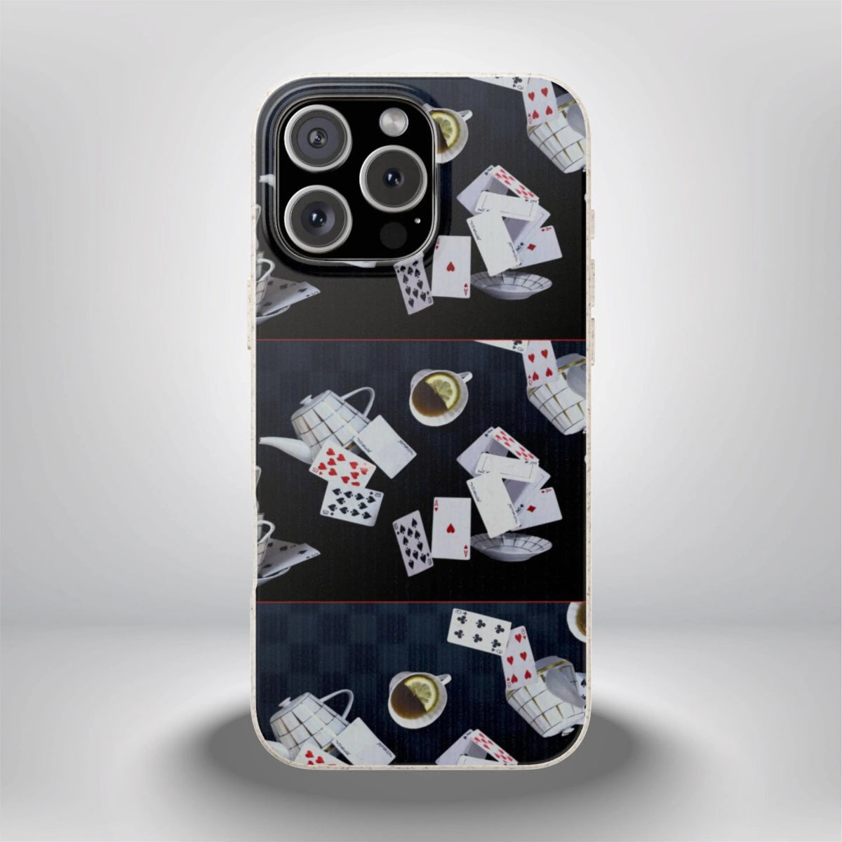 Alice in Wonderland Biodegradable Phone Case, Mad Hatter Tea Party Phone Cover, Compatible with Galaxy and iPhone 17, 16, 15, 14, 13