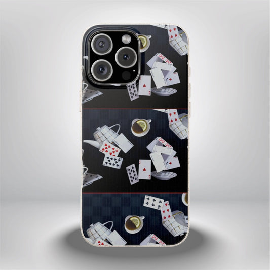 Alice in Wonderland Biodegradable Phone Case, Mad Hatter Tea Party Phone Cover, Compatible with Galaxy and iPhone 17, 16, 15, 14, 13