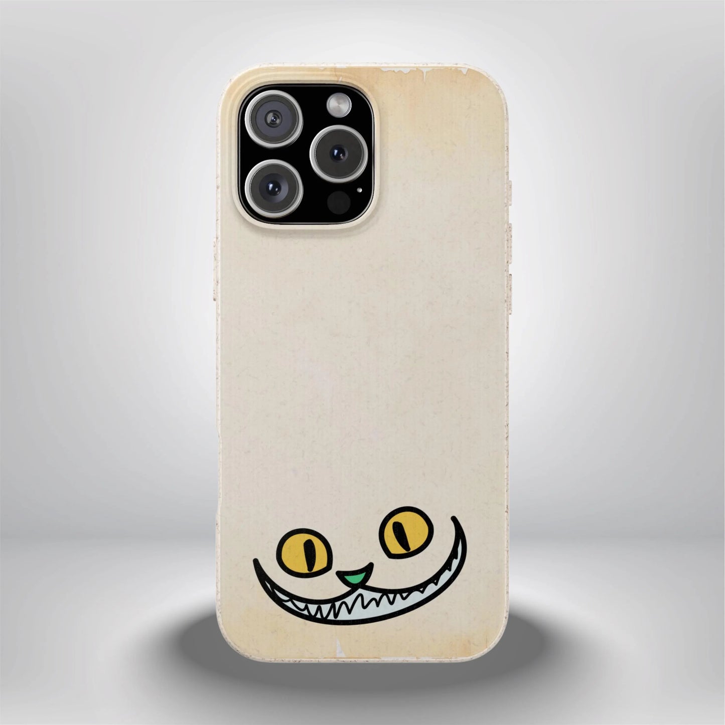 Alice in Wonderland Biodegradable Phone Case, Cheshire Cat Phone Cover Compatible with iPhone, Galaxy